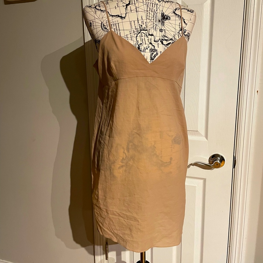 NWOT Giada Vintage nude Lingerie Full Slip under minimalist Pajamas Sleepwear